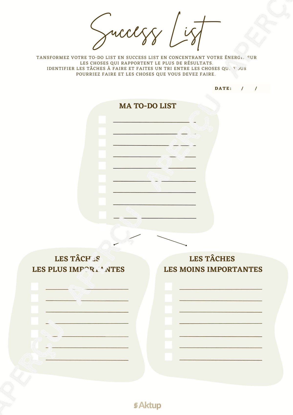 Aperçu du PDF Success List